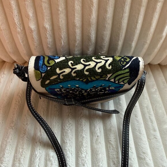 Loewe Mini Gate Floral Leather Saddle Bag - Picture 5 of 10